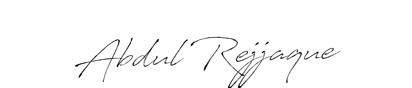 Design your own signature with our free online signature maker. With this signature software, you can create a handwritten (Antro_Vectra) signature for name Abdul Rejjaque. Abdul Rejjaque signature style 6 images and pictures png
