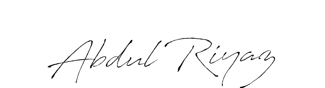 Design your own signature with our free online signature maker. With this signature software, you can create a handwritten (Antro_Vectra) signature for name Abdul Riyaz. Abdul Riyaz signature style 6 images and pictures png