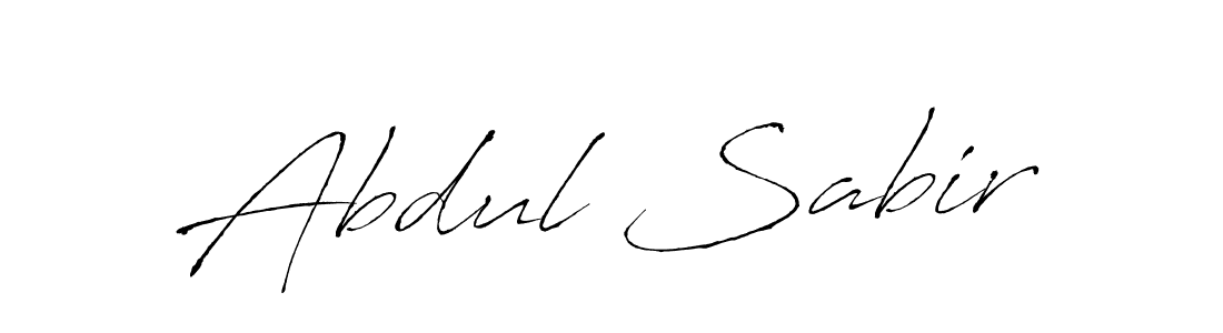 Abdul Sabir stylish signature style. Best Handwritten Sign (Antro_Vectra) for my name. Handwritten Signature Collection Ideas for my name Abdul Sabir. Abdul Sabir signature style 6 images and pictures png