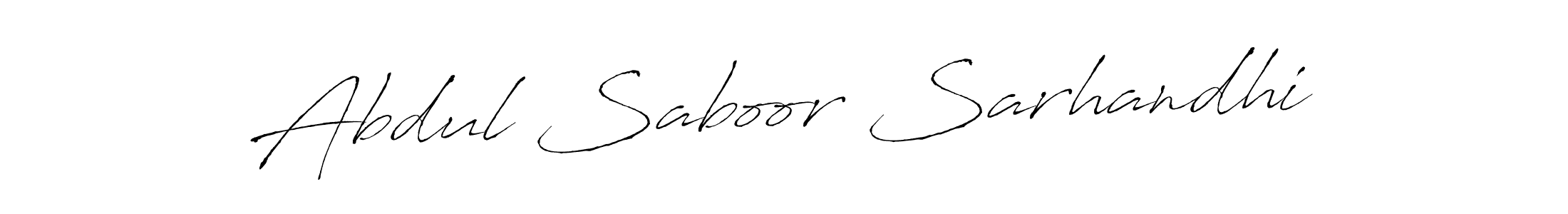 Make a beautiful signature design for name Abdul Saboor Sarhandhi. Use this online signature maker to create a handwritten signature for free. Abdul Saboor Sarhandhi signature style 6 images and pictures png