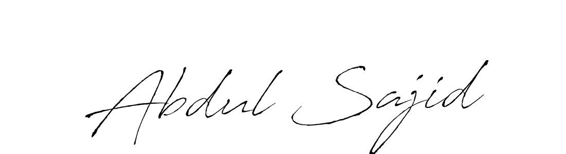Create a beautiful signature design for name Abdul Sajid. With this signature (Antro_Vectra) fonts, you can make a handwritten signature for free. Abdul Sajid signature style 6 images and pictures png