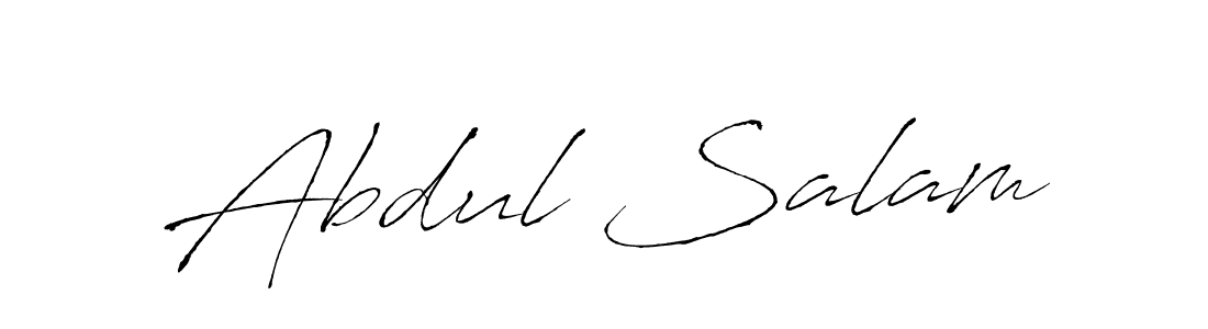 Abdul Salam stylish signature style. Best Handwritten Sign (Antro_Vectra) for my name. Handwritten Signature Collection Ideas for my name Abdul Salam. Abdul Salam signature style 6 images and pictures png