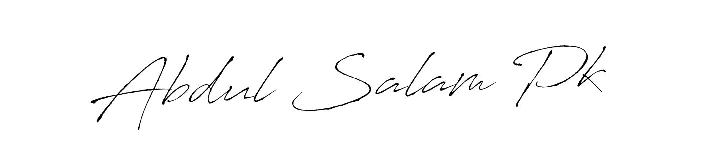 This is the best signature style for the Abdul Salam Pk name. Also you like these signature font (Antro_Vectra). Mix name signature. Abdul Salam Pk signature style 6 images and pictures png