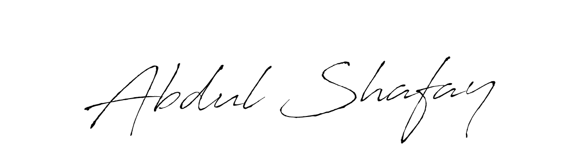 Abdul Shafay stylish signature style. Best Handwritten Sign (Antro_Vectra) for my name. Handwritten Signature Collection Ideas for my name Abdul Shafay. Abdul Shafay signature style 6 images and pictures png