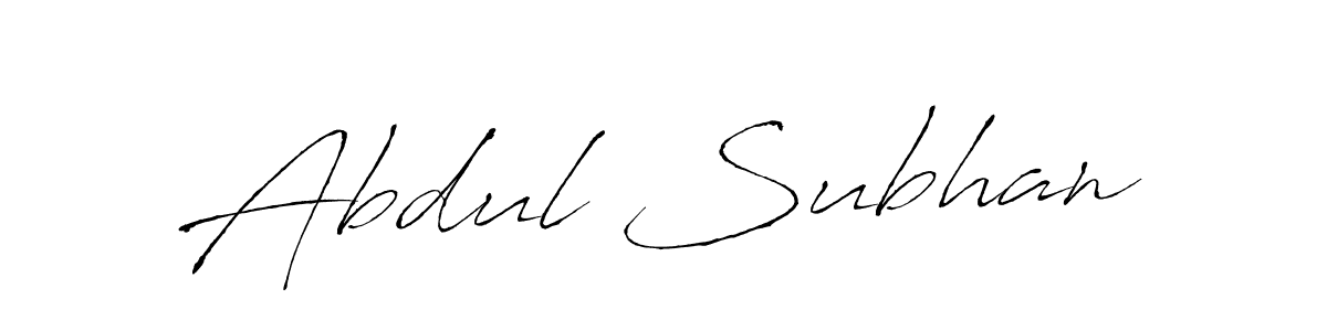 Similarly Antro_Vectra is the best handwritten signature design. Signature creator online .You can use it as an online autograph creator for name Abdul Subhan. Abdul Subhan signature style 6 images and pictures png