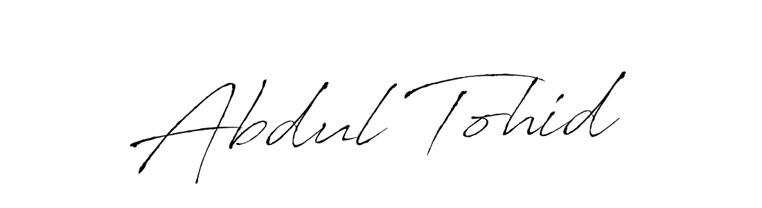 Antro_Vectra is a professional signature style that is perfect for those who want to add a touch of class to their signature. It is also a great choice for those who want to make their signature more unique. Get Abdul Tohid name to fancy signature for free. Abdul Tohid signature style 6 images and pictures png