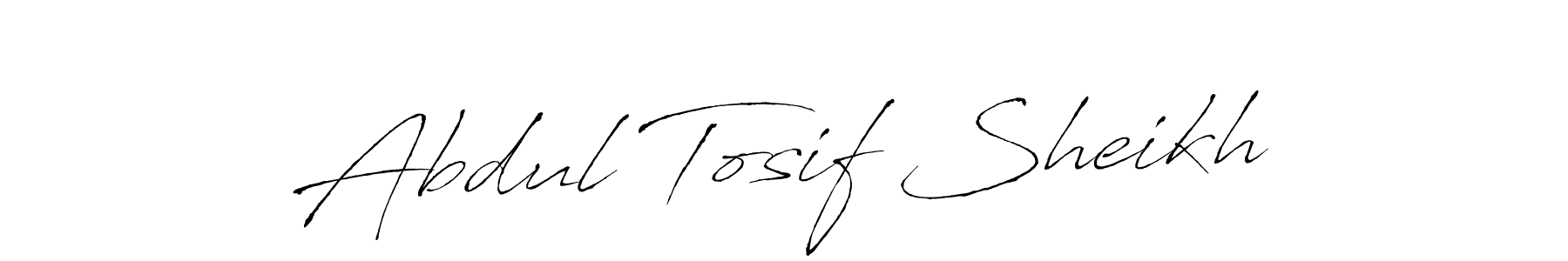 Also we have Abdul Tosif Sheikh name is the best signature style. Create professional handwritten signature collection using Antro_Vectra autograph style. Abdul Tosif Sheikh signature style 6 images and pictures png