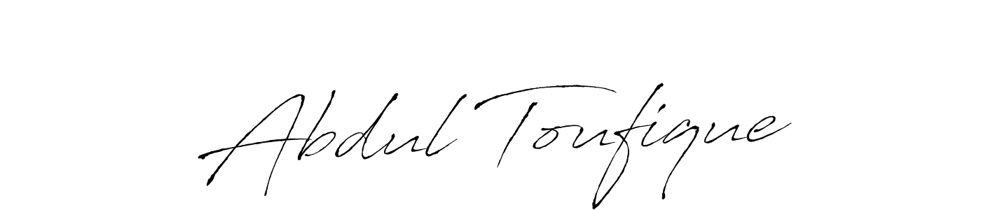 Use a signature maker to create a handwritten signature online. With this signature software, you can design (Antro_Vectra) your own signature for name Abdul Toufique. Abdul Toufique signature style 6 images and pictures png
