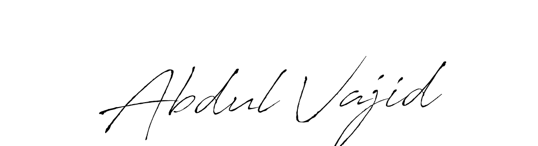 Use a signature maker to create a handwritten signature online. With this signature software, you can design (Antro_Vectra) your own signature for name Abdul Vajid. Abdul Vajid signature style 6 images and pictures png