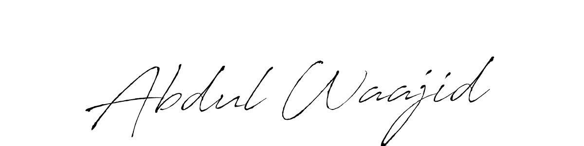 Design your own signature with our free online signature maker. With this signature software, you can create a handwritten (Antro_Vectra) signature for name Abdul Waajid. Abdul Waajid signature style 6 images and pictures png