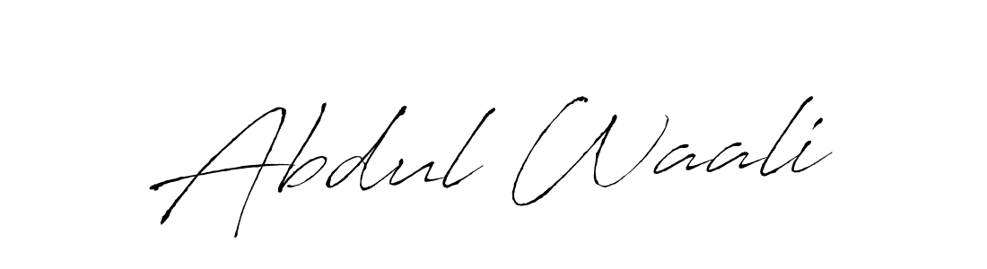 Use a signature maker to create a handwritten signature online. With this signature software, you can design (Antro_Vectra) your own signature for name Abdul Waali. Abdul Waali signature style 6 images and pictures png