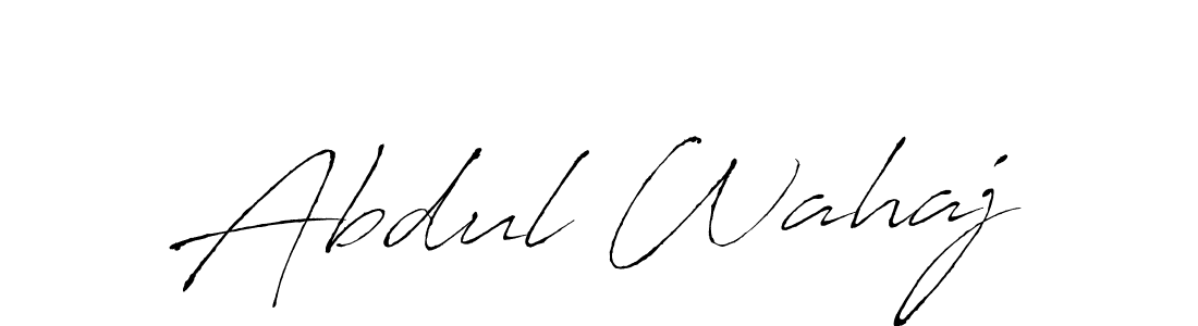 This is the best signature style for the Abdul Wahaj name. Also you like these signature font (Antro_Vectra). Mix name signature. Abdul Wahaj signature style 6 images and pictures png