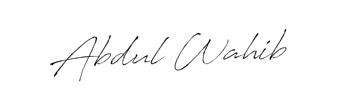 Antro_Vectra is a professional signature style that is perfect for those who want to add a touch of class to their signature. It is also a great choice for those who want to make their signature more unique. Get Abdul Wahib name to fancy signature for free. Abdul Wahib signature style 6 images and pictures png