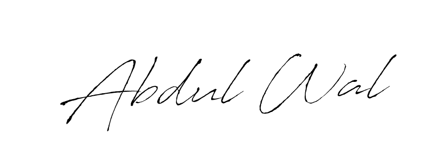 Similarly Antro_Vectra is the best handwritten signature design. Signature creator online .You can use it as an online autograph creator for name Abdul Wal. Abdul Wal signature style 6 images and pictures png