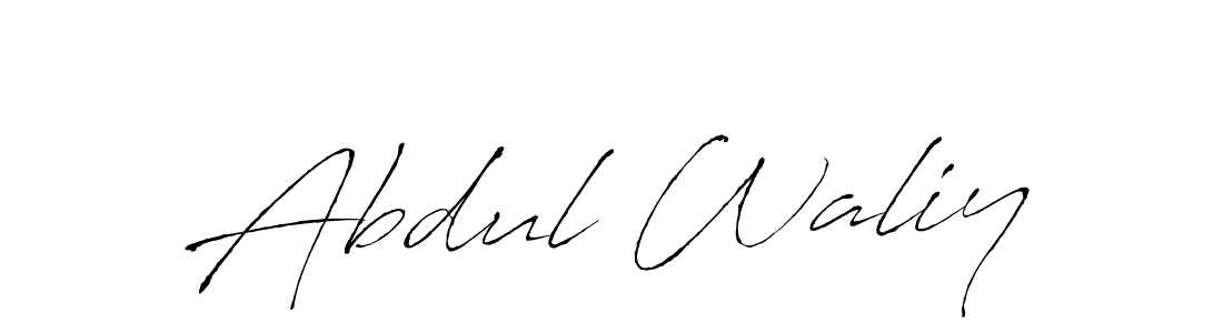 Make a beautiful signature design for name Abdul Waliy. Use this online signature maker to create a handwritten signature for free. Abdul Waliy signature style 6 images and pictures png