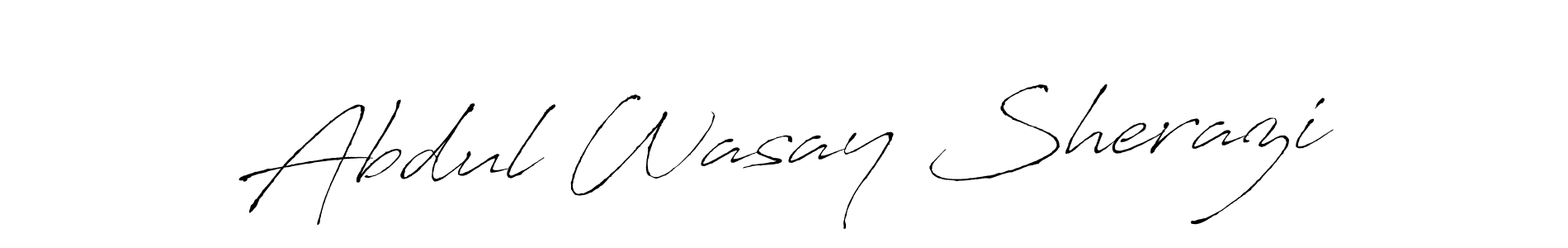 Make a beautiful signature design for name Abdul Wasay Sherazi. Use this online signature maker to create a handwritten signature for free. Abdul Wasay Sherazi signature style 6 images and pictures png