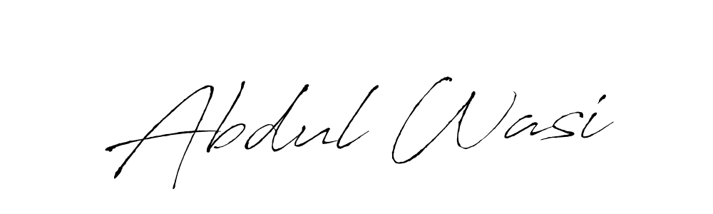 Similarly Antro_Vectra is the best handwritten signature design. Signature creator online .You can use it as an online autograph creator for name Abdul Wasi. Abdul Wasi signature style 6 images and pictures png