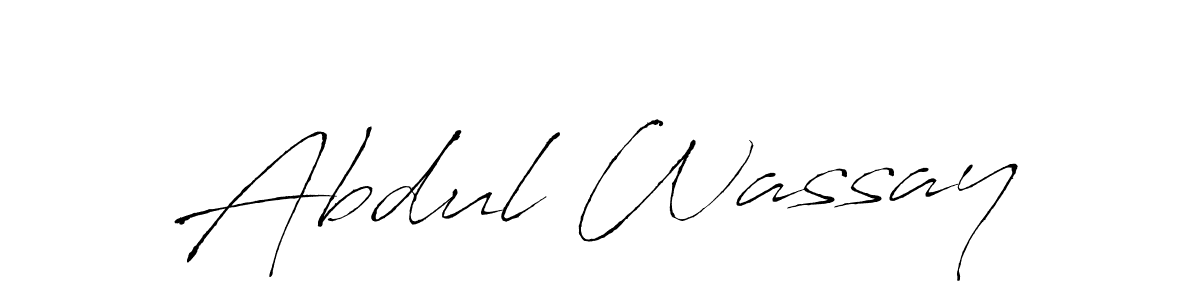 Also we have Abdul Wassay name is the best signature style. Create professional handwritten signature collection using Antro_Vectra autograph style. Abdul Wassay signature style 6 images and pictures png