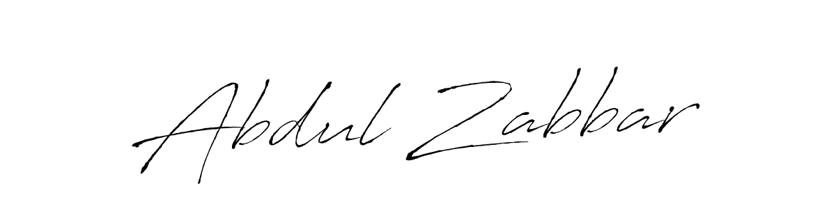 Design your own signature with our free online signature maker. With this signature software, you can create a handwritten (Antro_Vectra) signature for name Abdul Zabbar. Abdul Zabbar signature style 6 images and pictures png