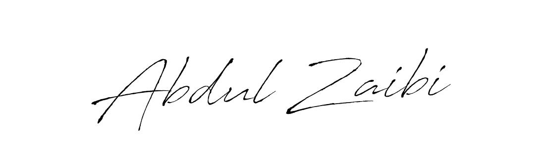 Use a signature maker to create a handwritten signature online. With this signature software, you can design (Antro_Vectra) your own signature for name Abdul Zaibi. Abdul Zaibi signature style 6 images and pictures png