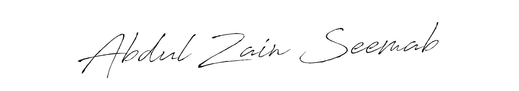 Use a signature maker to create a handwritten signature online. With this signature software, you can design (Antro_Vectra) your own signature for name Abdul Zain Seemab. Abdul Zain Seemab signature style 6 images and pictures png