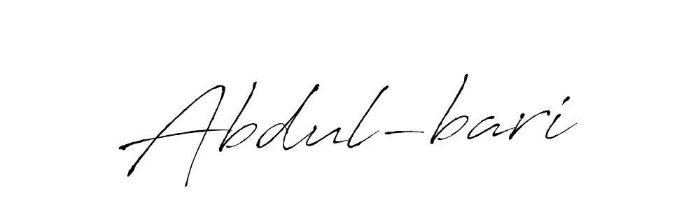How to make Abdul-bari signature? Antro_Vectra is a professional autograph style. Create handwritten signature for Abdul-bari name. Abdul-bari signature style 6 images and pictures png