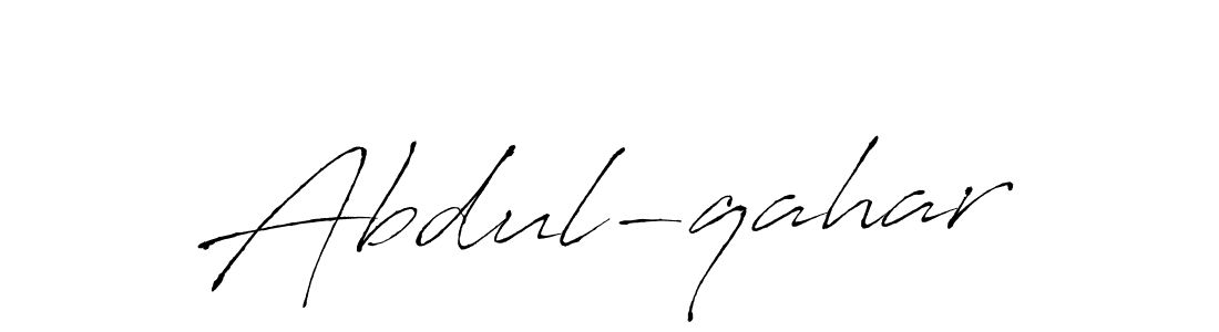 Create a beautiful signature design for name Abdul-qahar. With this signature (Antro_Vectra) fonts, you can make a handwritten signature for free. Abdul-qahar signature style 6 images and pictures png