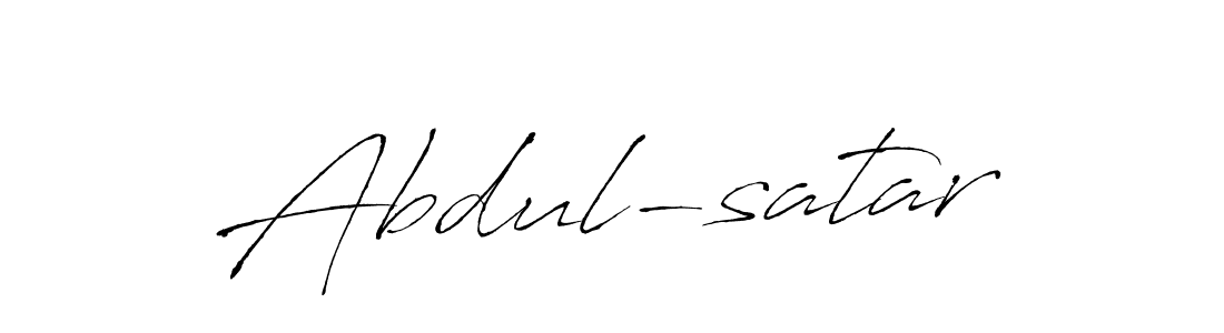 Use a signature maker to create a handwritten signature online. With this signature software, you can design (Antro_Vectra) your own signature for name Abdul-satar. Abdul-satar signature style 6 images and pictures png