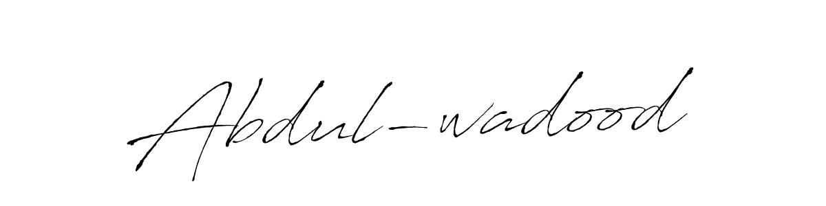 Abdul-wadood stylish signature style. Best Handwritten Sign (Antro_Vectra) for my name. Handwritten Signature Collection Ideas for my name Abdul-wadood. Abdul-wadood signature style 6 images and pictures png