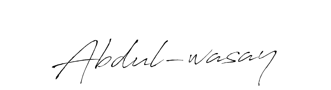 Abdul-wasay stylish signature style. Best Handwritten Sign (Antro_Vectra) for my name. Handwritten Signature Collection Ideas for my name Abdul-wasay. Abdul-wasay signature style 6 images and pictures png