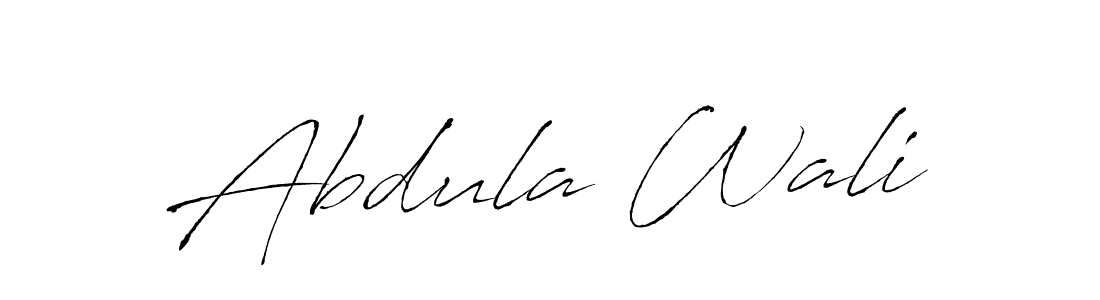 How to make Abdula Wali signature? Antro_Vectra is a professional autograph style. Create handwritten signature for Abdula Wali name. Abdula Wali signature style 6 images and pictures png