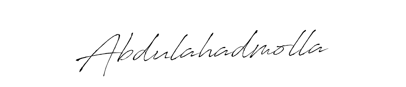 You should practise on your own different ways (Antro_Vectra) to write your name (Abdulahadmolla) in signature. don't let someone else do it for you. Abdulahadmolla signature style 6 images and pictures png