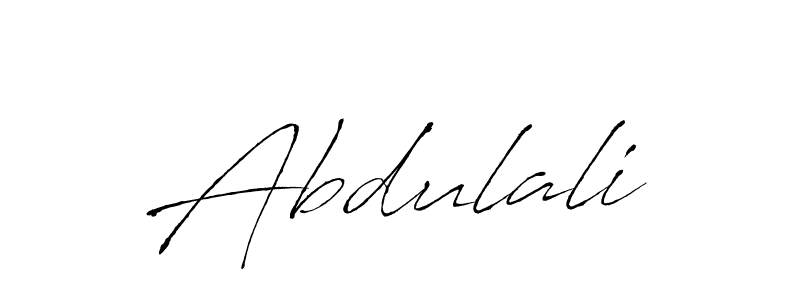 Make a beautiful signature design for name Abdulali. With this signature (Antro_Vectra) style, you can create a handwritten signature for free. Abdulali signature style 6 images and pictures png