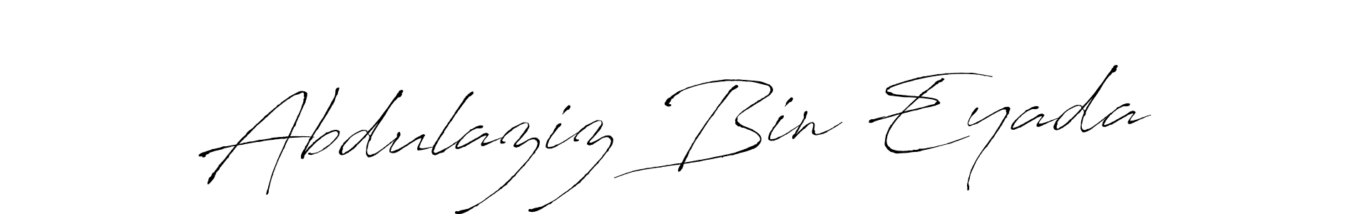 Make a beautiful signature design for name Abdulaziz Bin Eyada. With this signature (Antro_Vectra) style, you can create a handwritten signature for free. Abdulaziz Bin Eyada signature style 6 images and pictures png