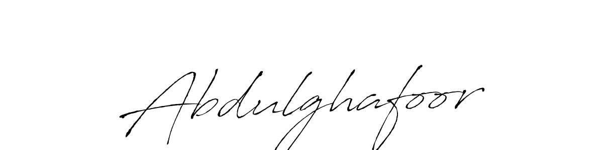 Make a beautiful signature design for name Abdulghafoor. With this signature (Antro_Vectra) style, you can create a handwritten signature for free. Abdulghafoor signature style 6 images and pictures png
