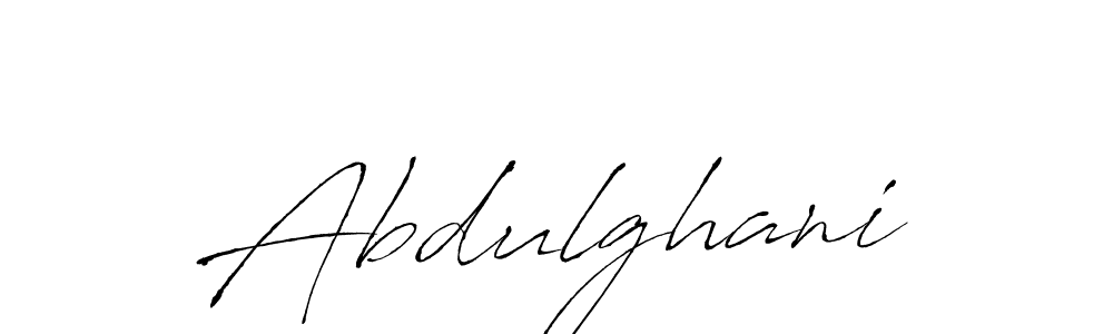 Design your own signature with our free online signature maker. With this signature software, you can create a handwritten (Antro_Vectra) signature for name Abdulghani. Abdulghani signature style 6 images and pictures png