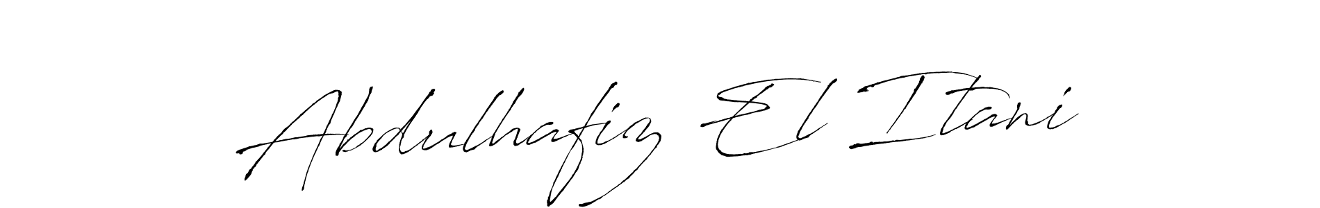 Also we have Abdulhafiz El Itani name is the best signature style. Create professional handwritten signature collection using Antro_Vectra autograph style. Abdulhafiz El Itani signature style 6 images and pictures png