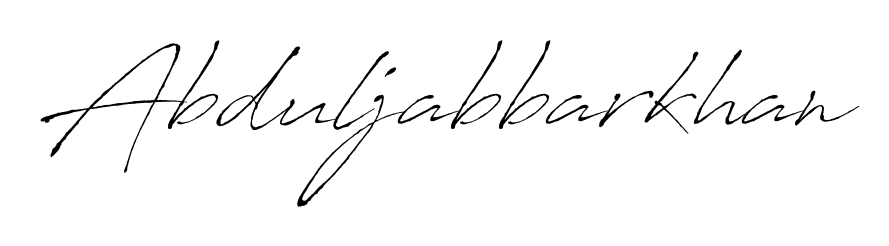 Give your name Abduljabbarkhan an exquisite flair with the Antro_Vectra script font. Ideal for contracts, resumes, and formal letterheads. Abduljabbarkhan signature style 6 images and pictures png