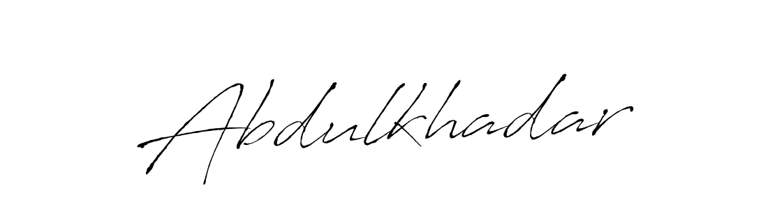 Create a beautiful signature design for name Abdulkhadar. With this signature (Antro_Vectra) fonts, you can make a handwritten signature for free. Abdulkhadar signature style 6 images and pictures png