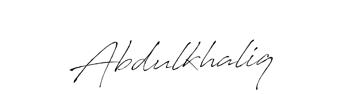 How to make Abdulkhaliq name signature. Use Antro_Vectra style for creating short signs online. This is the latest handwritten sign. Abdulkhaliq signature style 6 images and pictures png