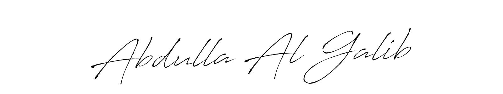 Create a beautiful signature design for name Abdulla Al Galib. With this signature (Antro_Vectra) fonts, you can make a handwritten signature for free. Abdulla Al Galib signature style 6 images and pictures png