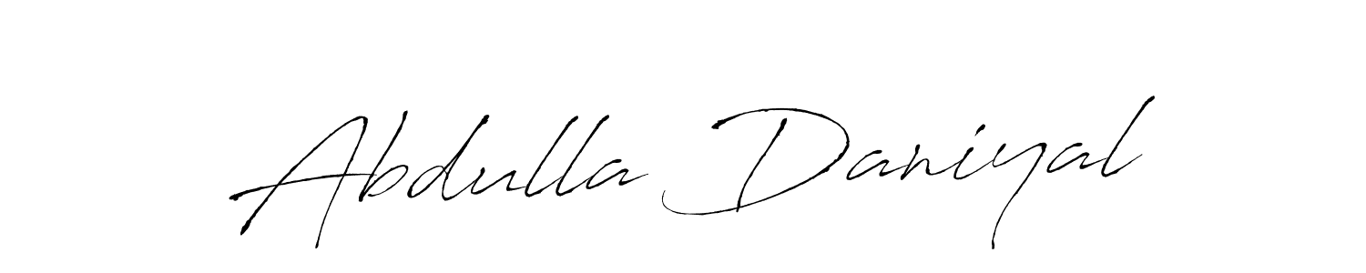 The best way (Antro_Vectra) to make a short signature is to pick only two or three words in your name. The name Abdulla Daniyal include a total of six letters. For converting this name. Abdulla Daniyal signature style 6 images and pictures png
