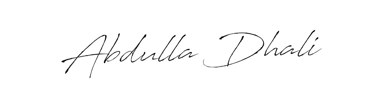 Similarly Antro_Vectra is the best handwritten signature design. Signature creator online .You can use it as an online autograph creator for name Abdulla Dhali. Abdulla Dhali signature style 6 images and pictures png