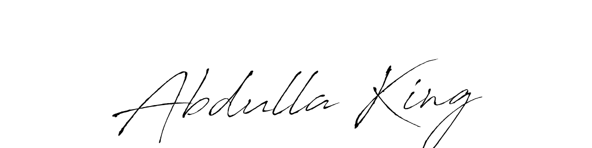 Antro_Vectra is a professional signature style that is perfect for those who want to add a touch of class to their signature. It is also a great choice for those who want to make their signature more unique. Get Abdulla King name to fancy signature for free. Abdulla King signature style 6 images and pictures png