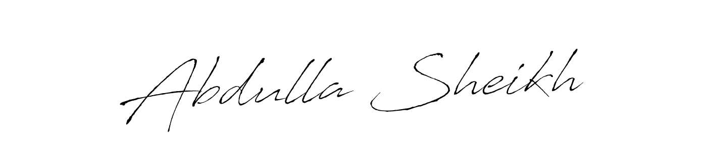 Make a short Abdulla Sheikh signature style. Manage your documents anywhere anytime using Antro_Vectra. Create and add eSignatures, submit forms, share and send files easily. Abdulla Sheikh signature style 6 images and pictures png