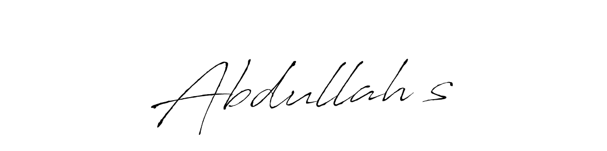 Make a beautiful signature design for name Abdullah’s. Use this online signature maker to create a handwritten signature for free. Abdullah’s signature style 6 images and pictures png