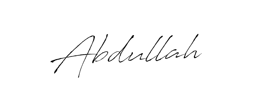 Abdullah  stylish signature style. Best Handwritten Sign (Antro_Vectra) for my name. Handwritten Signature Collection Ideas for my name Abdullah . Abdullah  signature style 6 images and pictures png