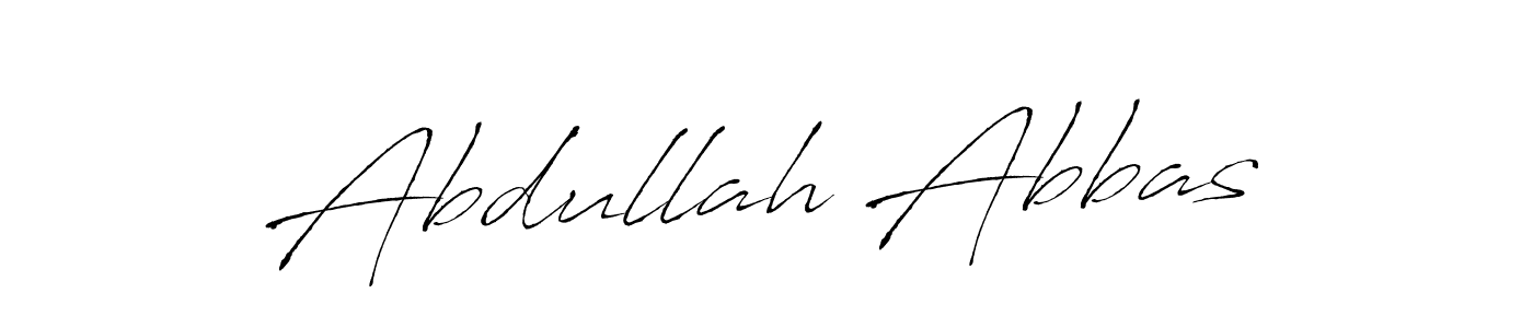 Create a beautiful signature design for name Abdullah Abbas. With this signature (Antro_Vectra) fonts, you can make a handwritten signature for free. Abdullah Abbas signature style 6 images and pictures png