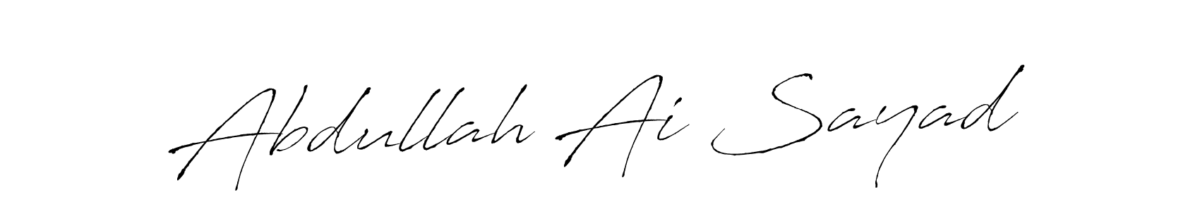 Make a beautiful signature design for name Abdullah Ai Sayad. Use this online signature maker to create a handwritten signature for free. Abdullah Ai Sayad signature style 6 images and pictures png