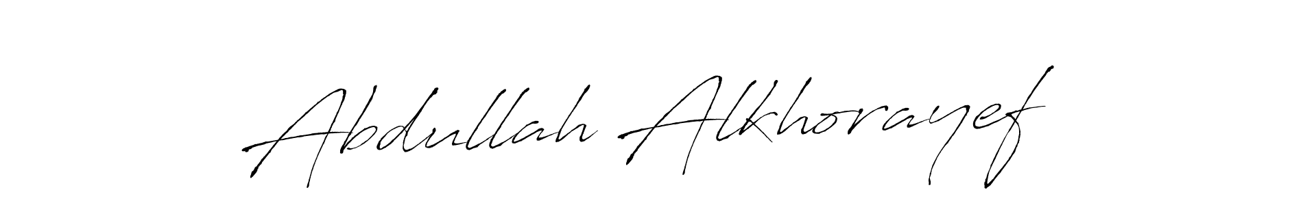 How to make Abdullah Alkhorayef signature? Antro_Vectra is a professional autograph style. Create handwritten signature for Abdullah Alkhorayef name. Abdullah Alkhorayef signature style 6 images and pictures png